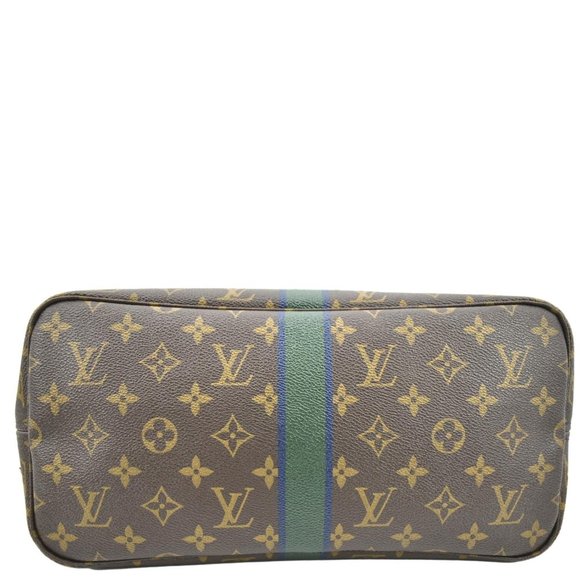 LOUIS VUITTON  Neverfull My LV Heritage Monogram Canvas Tote Bag Brown - Picture 7 of 12